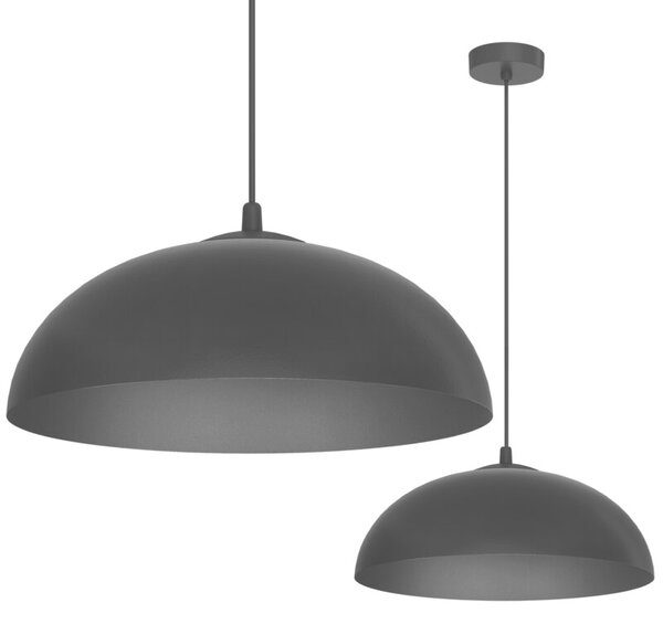 Lampa wisząca Light Home LH Misa 1xE27 klosz 37cm czarny