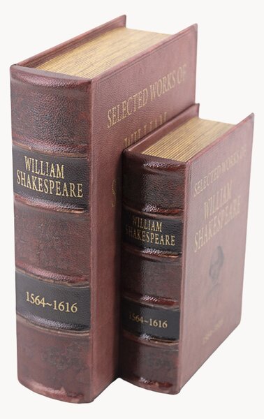Komplet pudełek do przechowywania William Shakespear, 2 elem
