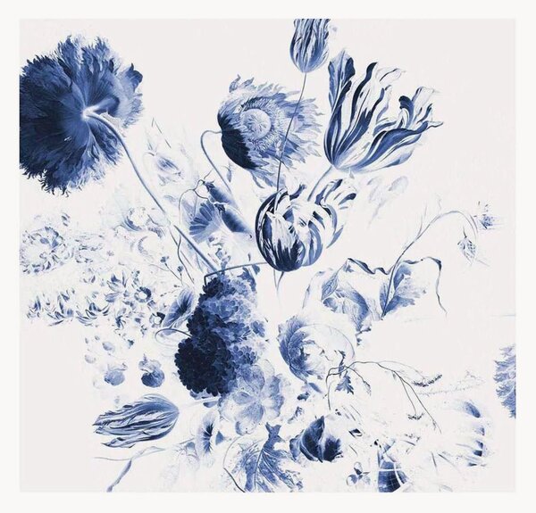 Tapeta Royal Blue Flowers