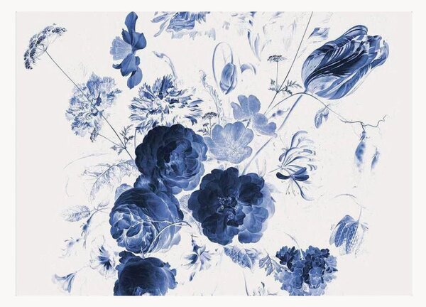 Tapeta Royal Blue Flowers