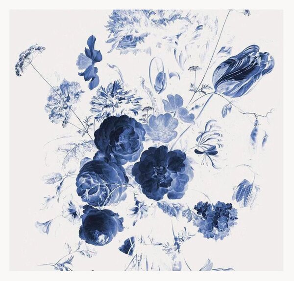 Tapeta Royal Blue Flowers