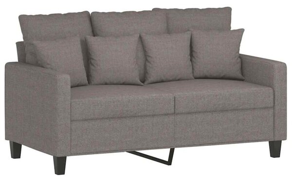 Sofa 2-osobowa, kolor taupe, 120 cm, tapicerowana tkaninÄ