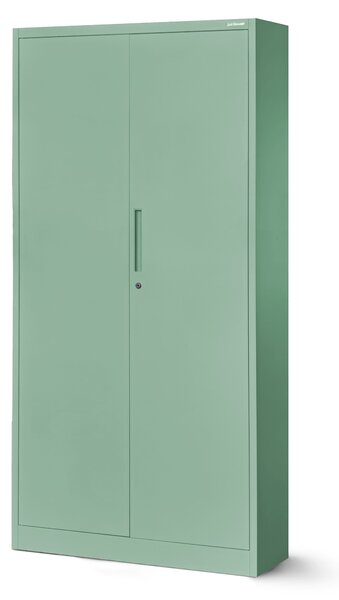 Szafa biurowa JAN, 900 x 1850 x 400 mm, Fresh Style: pastelowy zielony