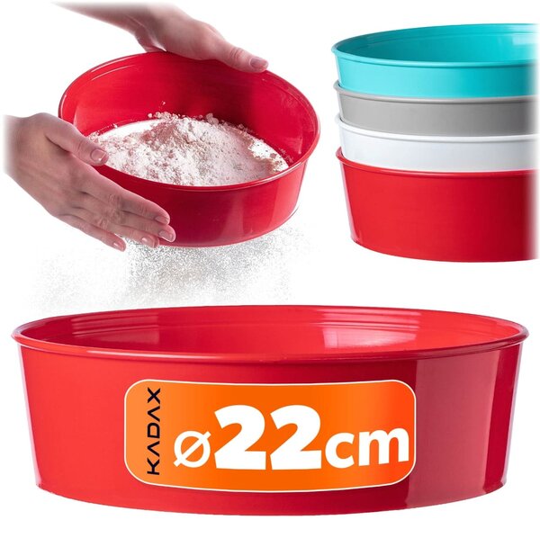 Sito rzeszoto do mąki Genca fi 220mm mix kolorów