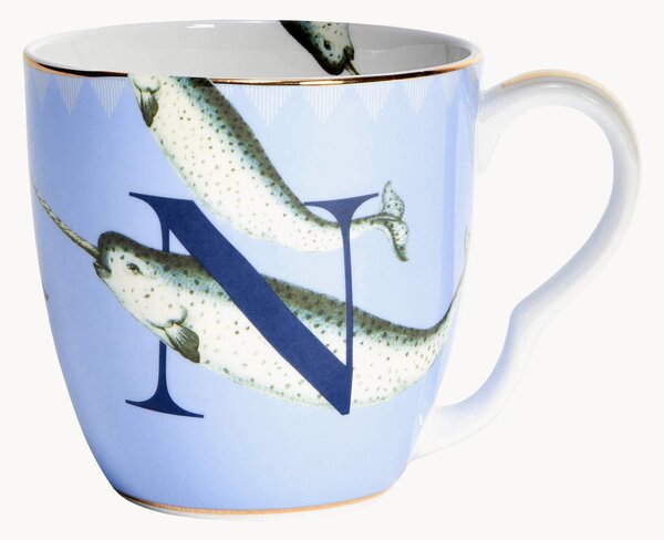 Kubek z porcelany kostnej Narwhal