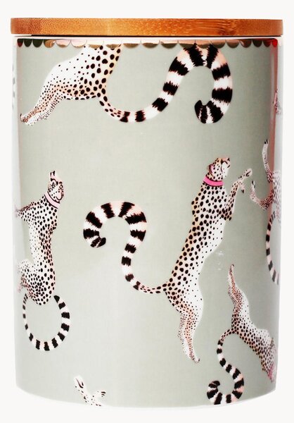 Pojemnik do przechowywania z porcelany kostnej Cheetah