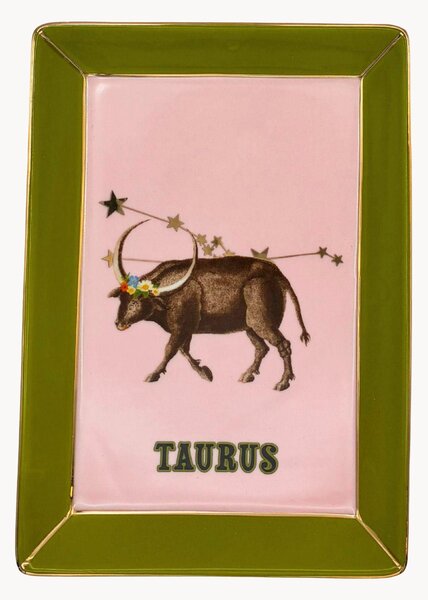 Taca dekoracyjna z porcelany kostnej Taurus