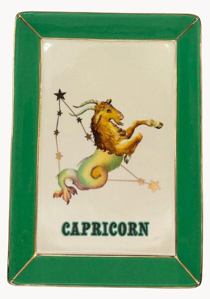 Taca dekoracyjna z porcelany kostnej Capricorn