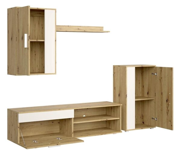Komplet mebli do małego salonu z komodą | Umeblowana.com