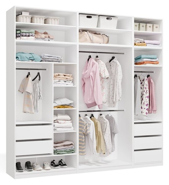 Kompletny zestaw mebli do garderoby 260x250 cm | Umeblowana.com