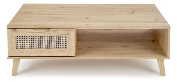 Stolik kawowy z szufladą artisan boho | Umeblowana.com