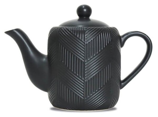 Ceramiczny zaparzacz do kawy i herbaty 900ML czajniczek Geometry Black MAESTRO