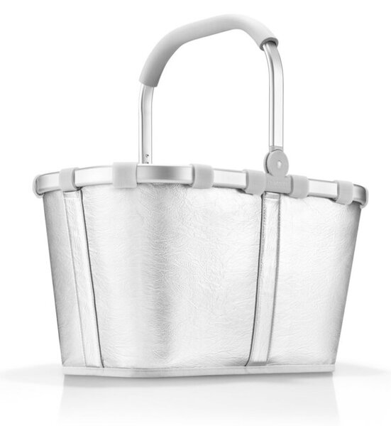 Koszyk CARRYBAG, silver crackle