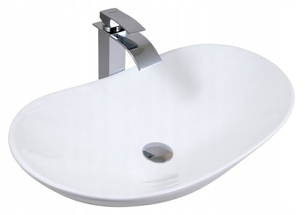 Umywalka nablatowa Estiva FABA White biała 60,5x30x16 cm 1 szt