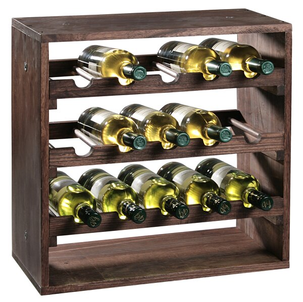 Kesper Stojak na wino sosnowy III – 50 × 50 × 25 cm
