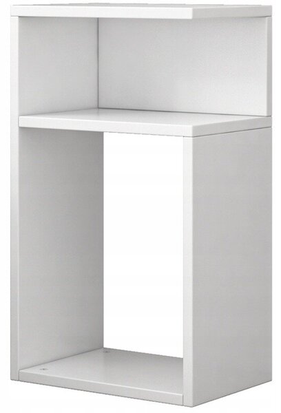Szafka nocna stolik loft biała do sypialni salonu nowoczesna 50 cm