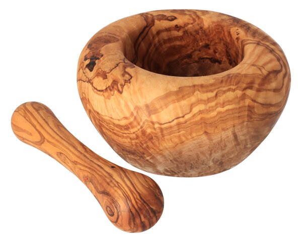 ČistéDřevo Moździerz z drewna oliwnego 13 cm