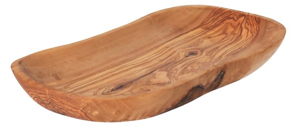 ČistéDřevo Miska z drewna oliwnego owalna 26 cm