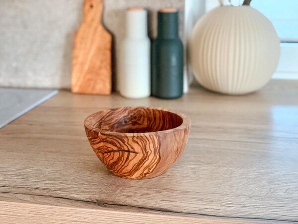 ČistéDřevo Miska z drewna oliwnego – 16 cm