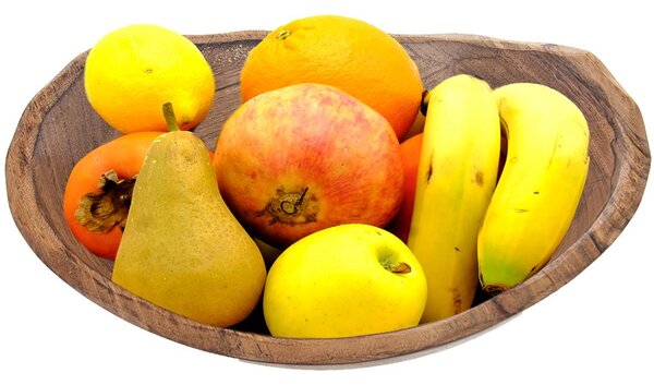 Orion Miska na owoce z drewna mango – 30 × 27,5 cm