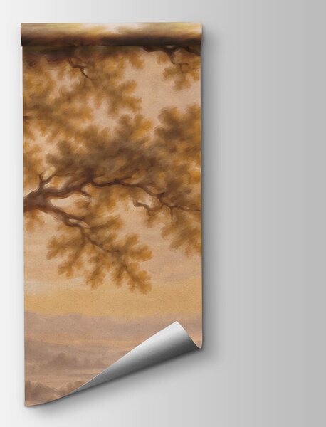 Fototapeta Duże drzewo o potężnym pniu, Fototapety Natura, Popularne Fototapety - Tapeko.pl