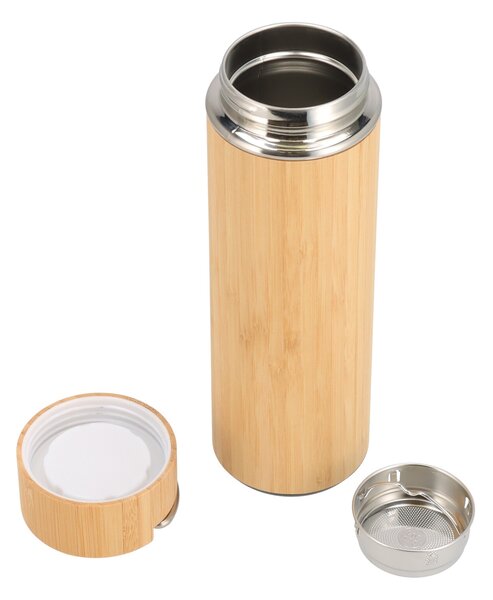 ČistéDřevo Termos drewniany 400 ml – bambus