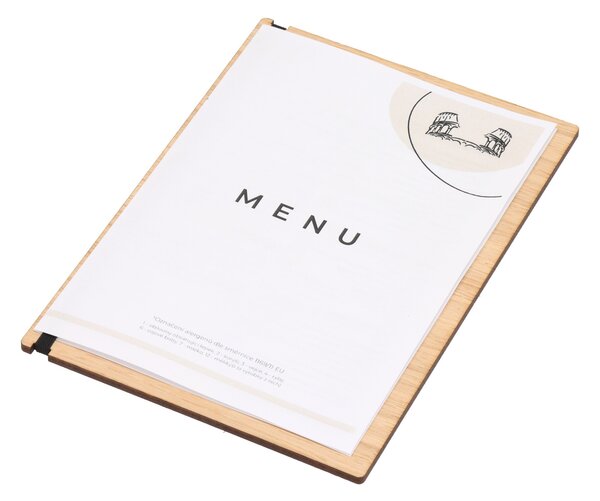 ČistéDřevo Tablica drewniana na menu A5 – dąb