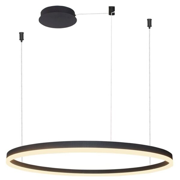 Lampa wisząca LED Azzardo HALO 100 BK 55W – nowoczesna, czarna, elegancka AZ4963
