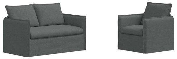 ModuÅowa kanapa nowoczesna w kolorze ciemnoszarym z ergonomicznym designem