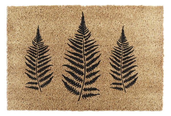 Wycieraczka z włókna kokosowego 40x60 cm Fern Leaf – Artsy Doormats