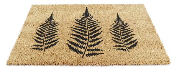 Wycieraczka z włókna kokosowego 40x60 cm Fern Leaf – Artsy Doormats