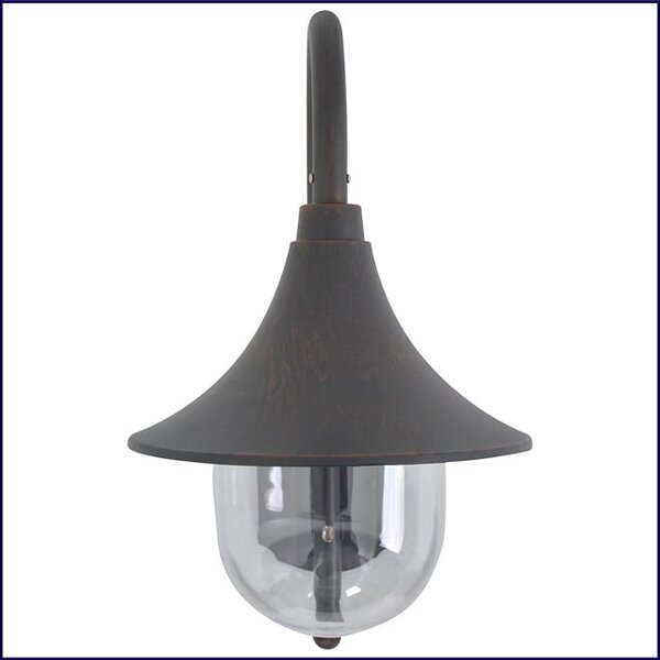 Brązowa zewnętrzna lampa ścienna - A465 G2-G24