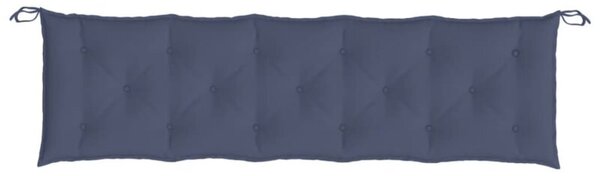 Poduszka na ławkę ogrodową, granat, 180x50x7 cm, tkanina oxford
