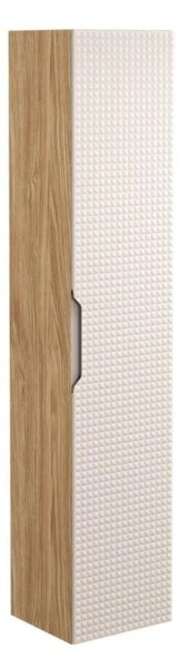 Szafka łazienkowa LUXOR BEIGE 80-01-1D 35cm dąb olejowany/beżowa