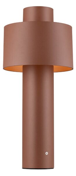 Zewnętrzna Lampa SLV, brąz rdzawy, taras, aluminium