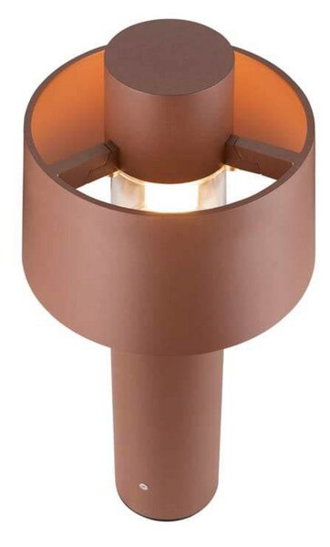 Zewnętrzna Lampa SLV, brąz rdzawy, taras, aluminium
