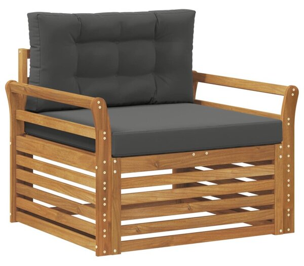 Zestaw mebli ogrodowych z litego drewna akacjowego w nowoczesnym designie