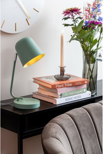 Szałwiowa lampa stołowa (wysokość 38,5 cm) Encantar – Leitmotiv