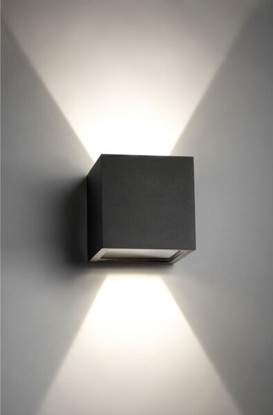 Zewnętrzna Lampa LIGHT-POINT, ściemnialny, czarny, taras, aluminium