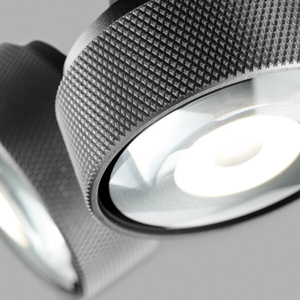Lampa Sufitowa LIGHT-POINT, Cosmo C2, ściemnialny, szary, salon, aluminium, design
