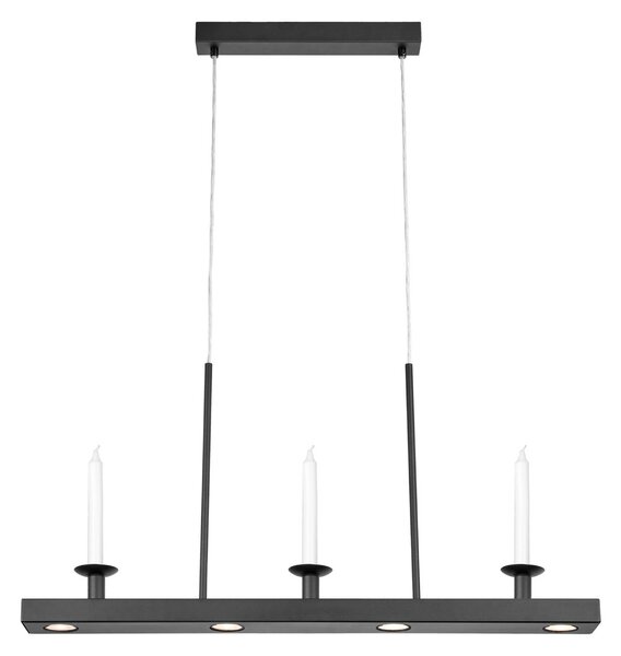Lampa Wisząca Markslöjd, Dining, ściemnialny, czarny, salon, metal