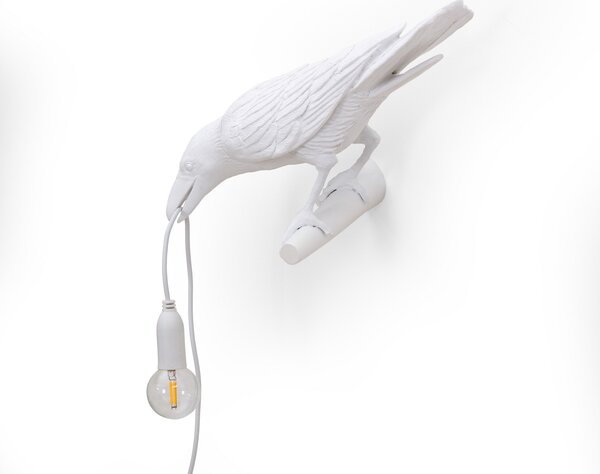 Lampa Stołowa SELETTI, Bird Lamp, biały, salon, tworzywo sztuczne, design