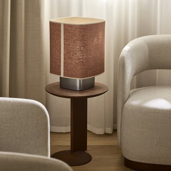 Lampa Stołowa MARKET SET, Dolce, brąz rdzawy, salon, tkanina | tekstylia, design