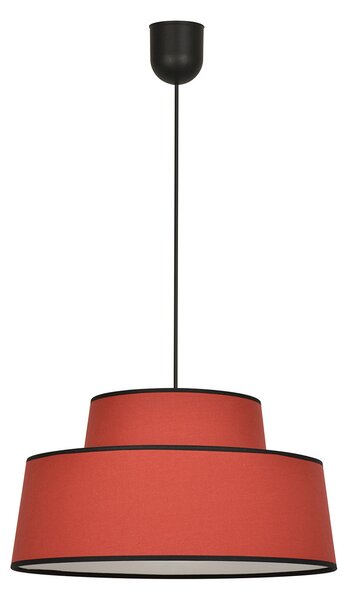 Lampa Wisząca COREP, Mallorca, ściemnialny, brąz rdzawy, salon, tkanina | tekstylia