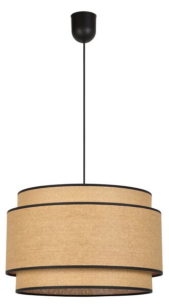 Lampa Wisząca COREP, Milo, ściemnialny, beżowy, salon, papier | karton