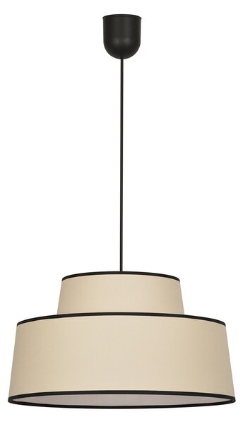 Lampa Wisząca COREP, Mallorca, ściemnialny, szary, salon, tkanina | tekstylia