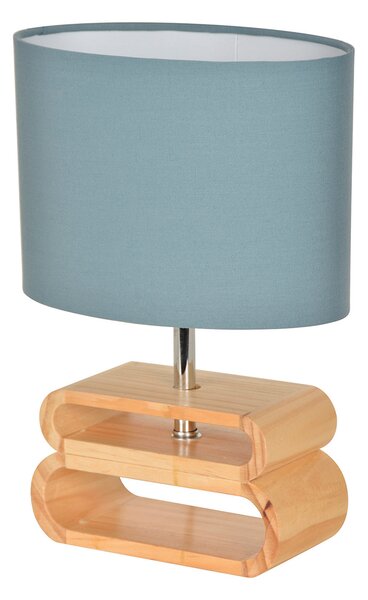 Lampa Stołowa COREP, Oslo, niebieski, salon, tkanina | tekstylia, skandynawski