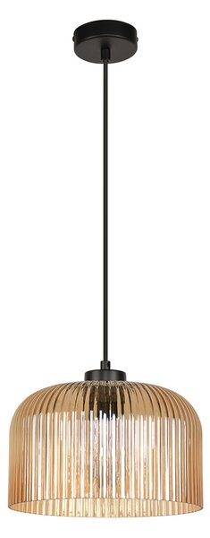 Lampa Wisząca COREP, Luigi, ściemnialny, brąz rdzawy, salon, szkło, nowoczesny