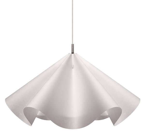 Lampa Wisząca Moebe, Sinuate, ściemnialny, biały, salon, papier | karton, design