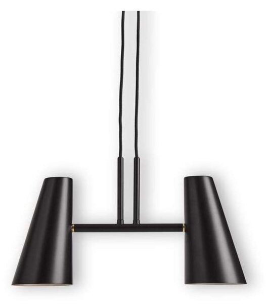 Lampa Wisząca Woud, czarny, salon, metal
